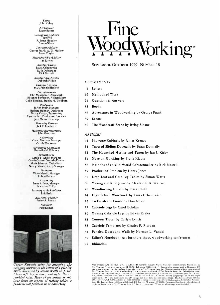 fina woodworking第18期