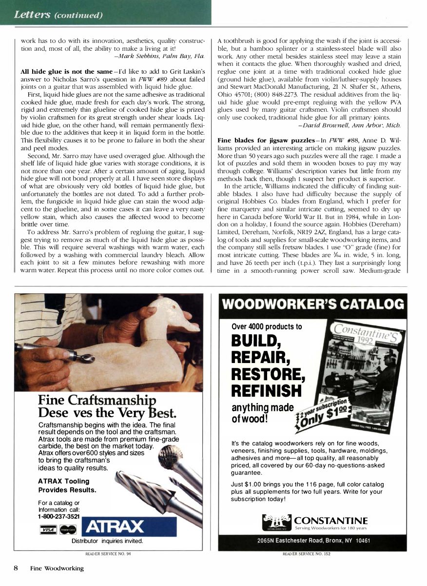 fina woodworking第91期