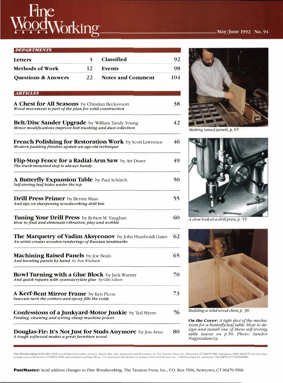 fina woodworking第94期