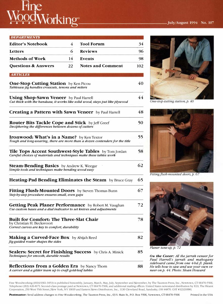 fina woodworking第107期