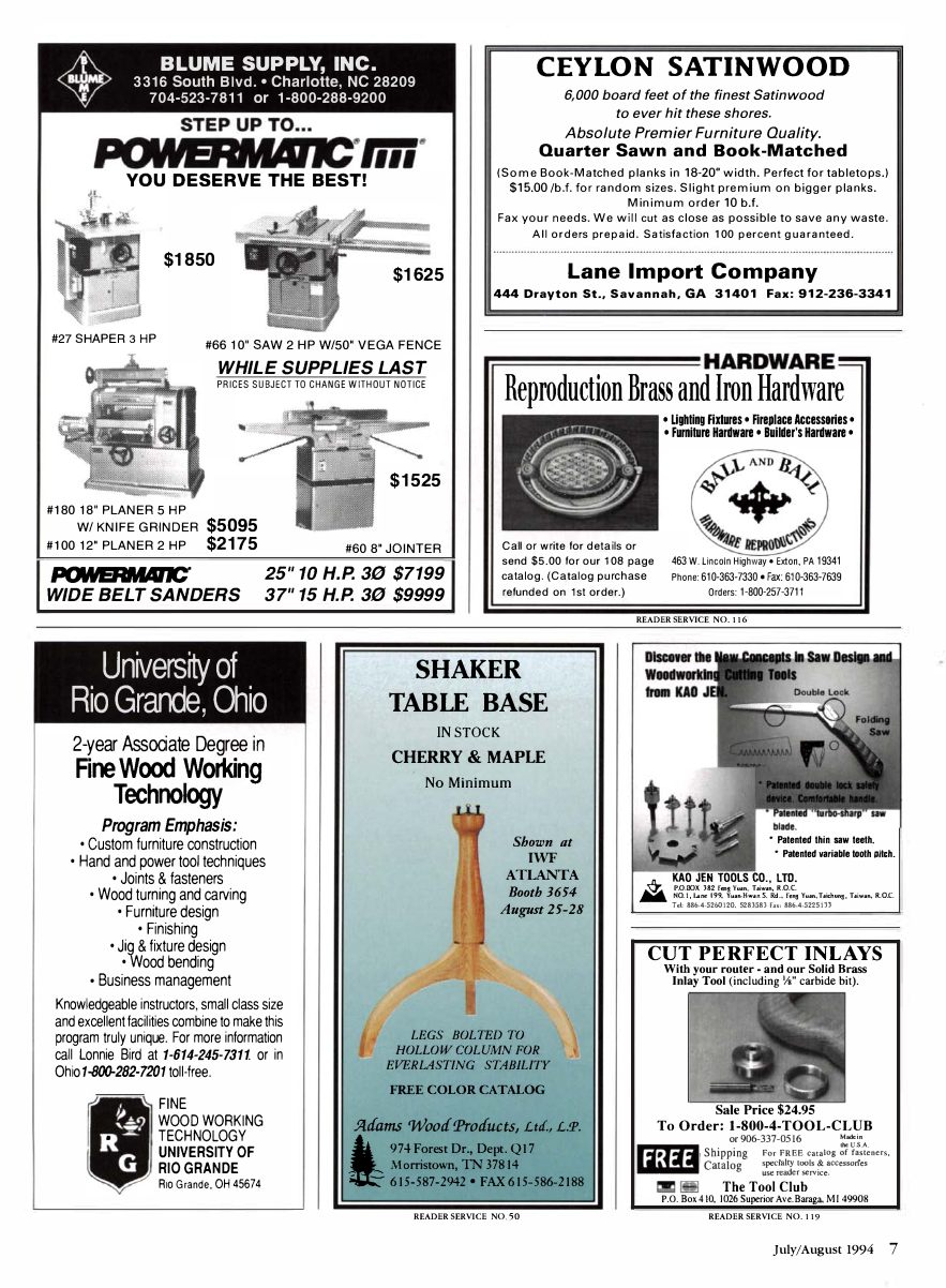 fina woodworking第107期