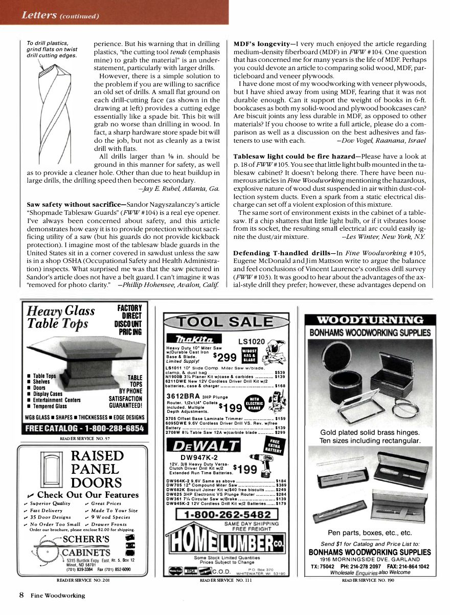 fina woodworking第107期