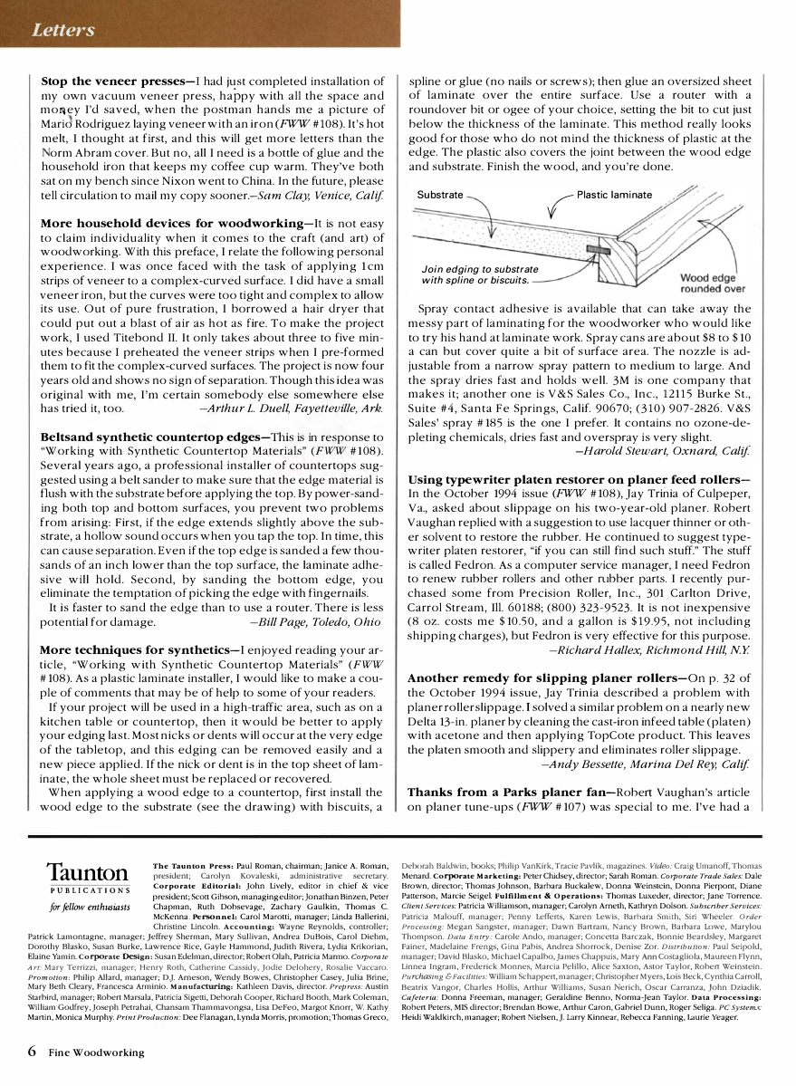 fina woodworking第110期