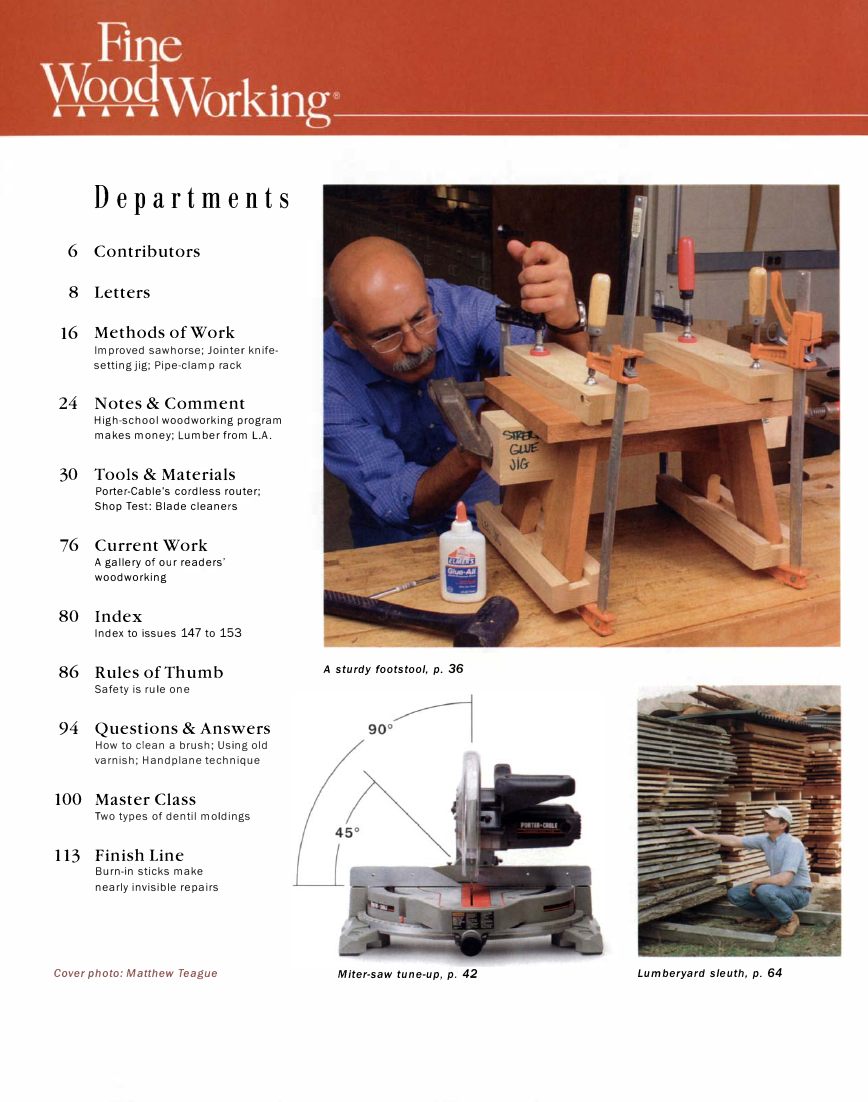 fina woodworking第154期