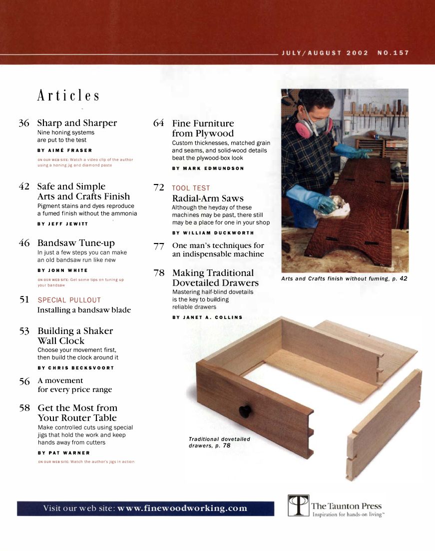 fina woodworking第157期