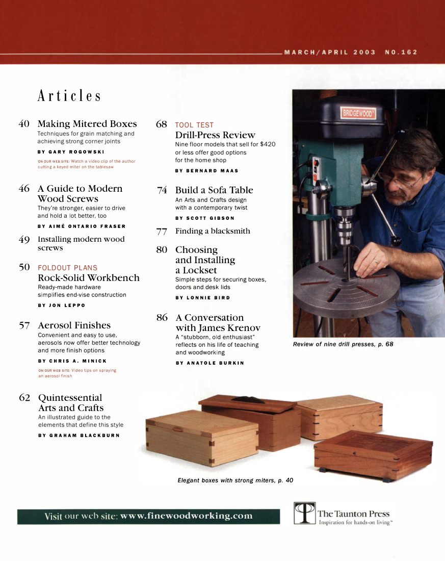 fina woodworking第162期