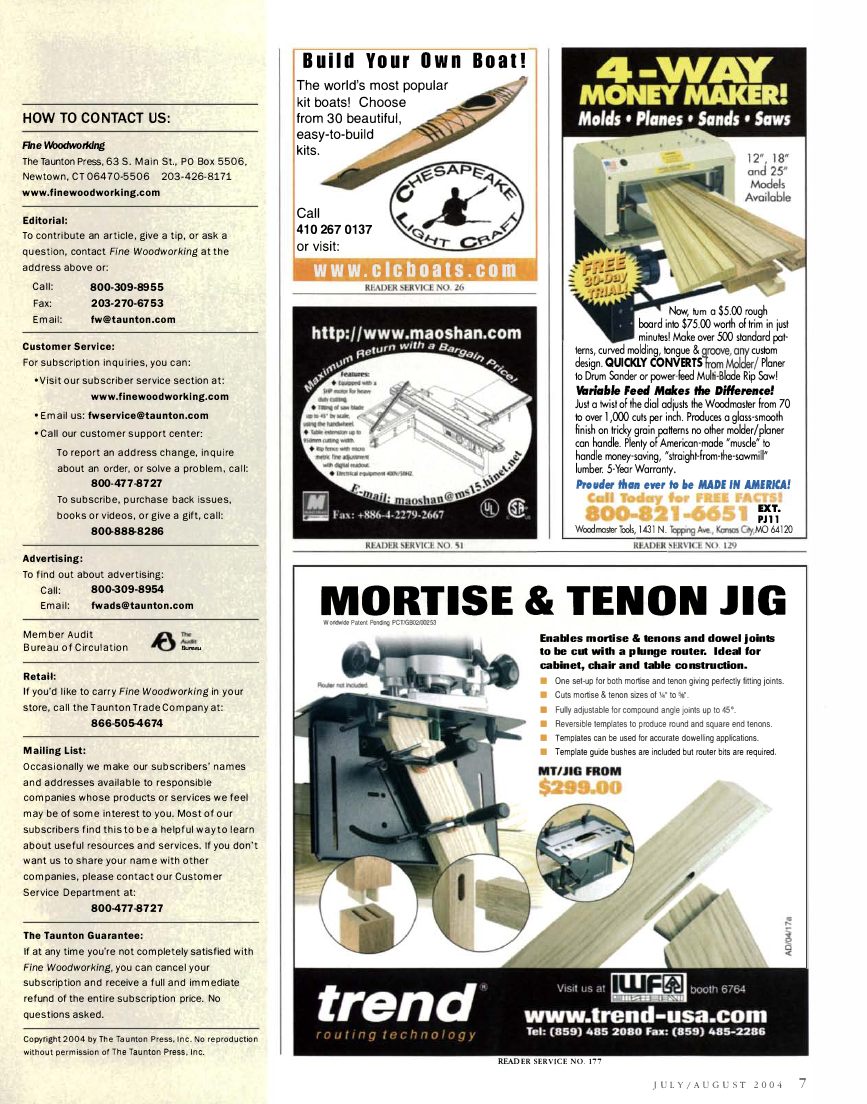 fina woodworking第171期