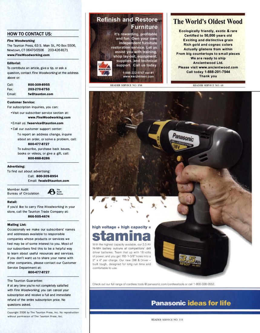 fina woodworking第186期