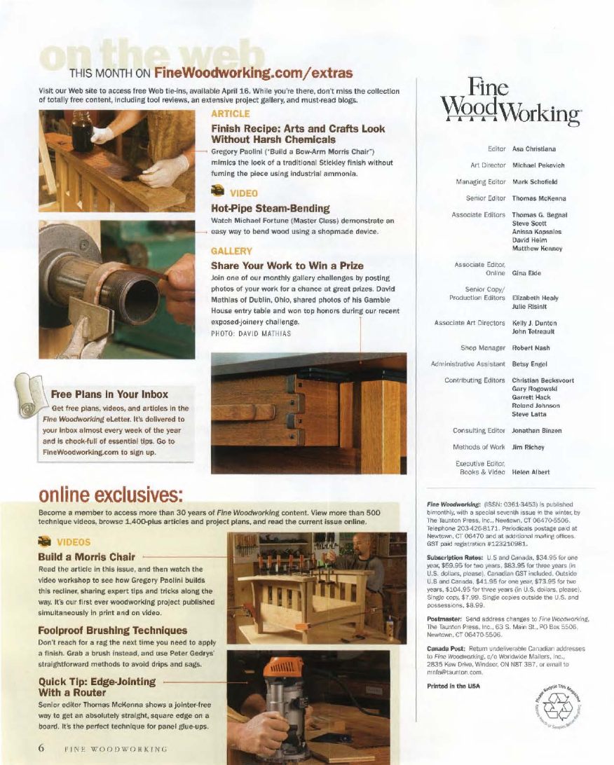 fina woodworking第205期