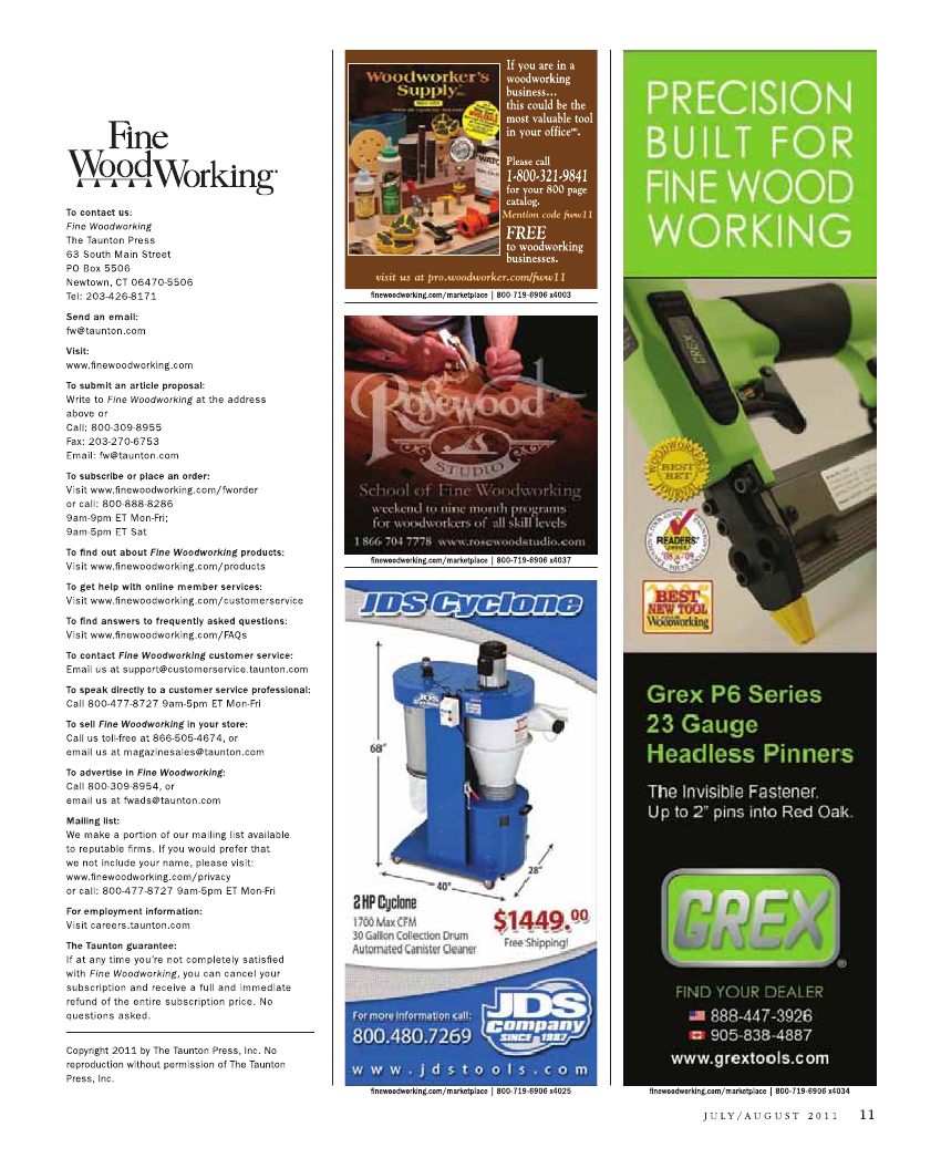 fina woodworking第220期