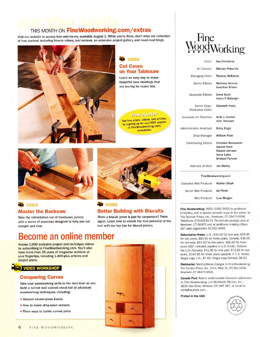 fina woodworking第235期