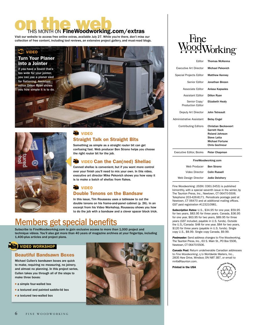 fina woodworking第256期