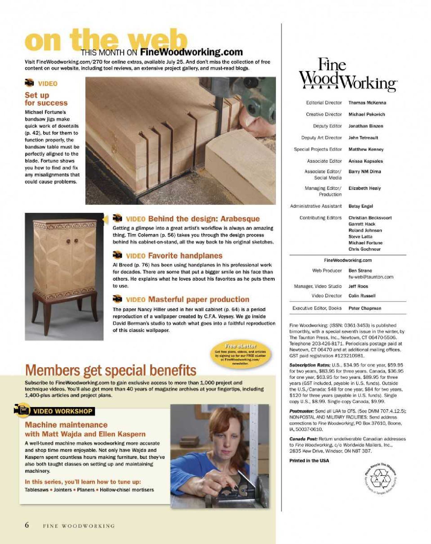 fina woodworking第270期