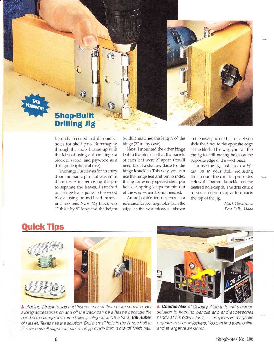 shopnotes第106期