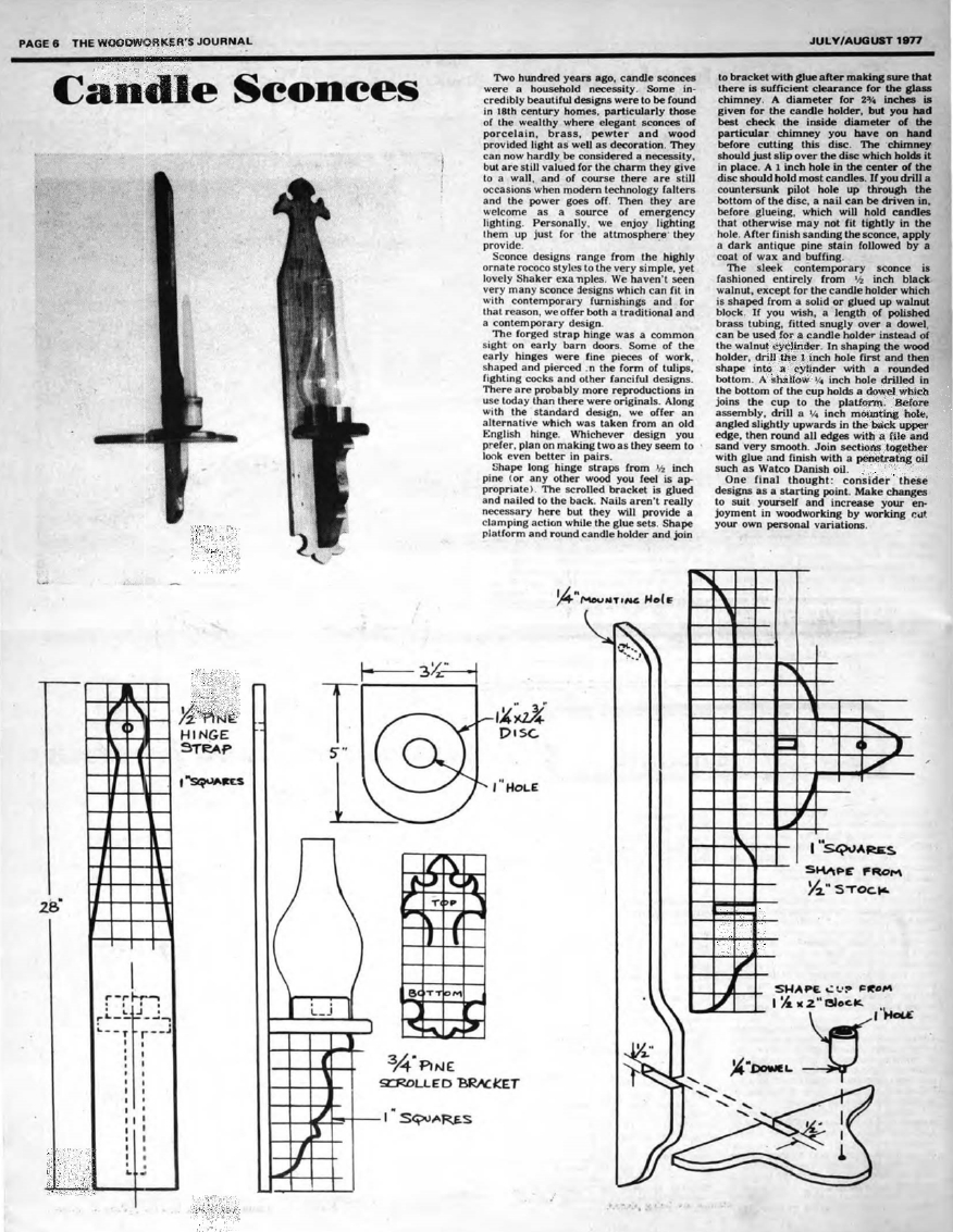 woodworker journal 1977年第4期