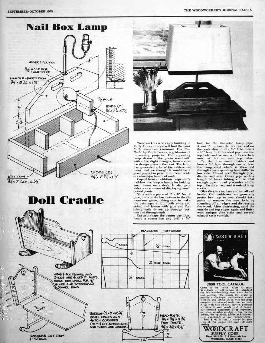 woodworker journal 1978年第5期