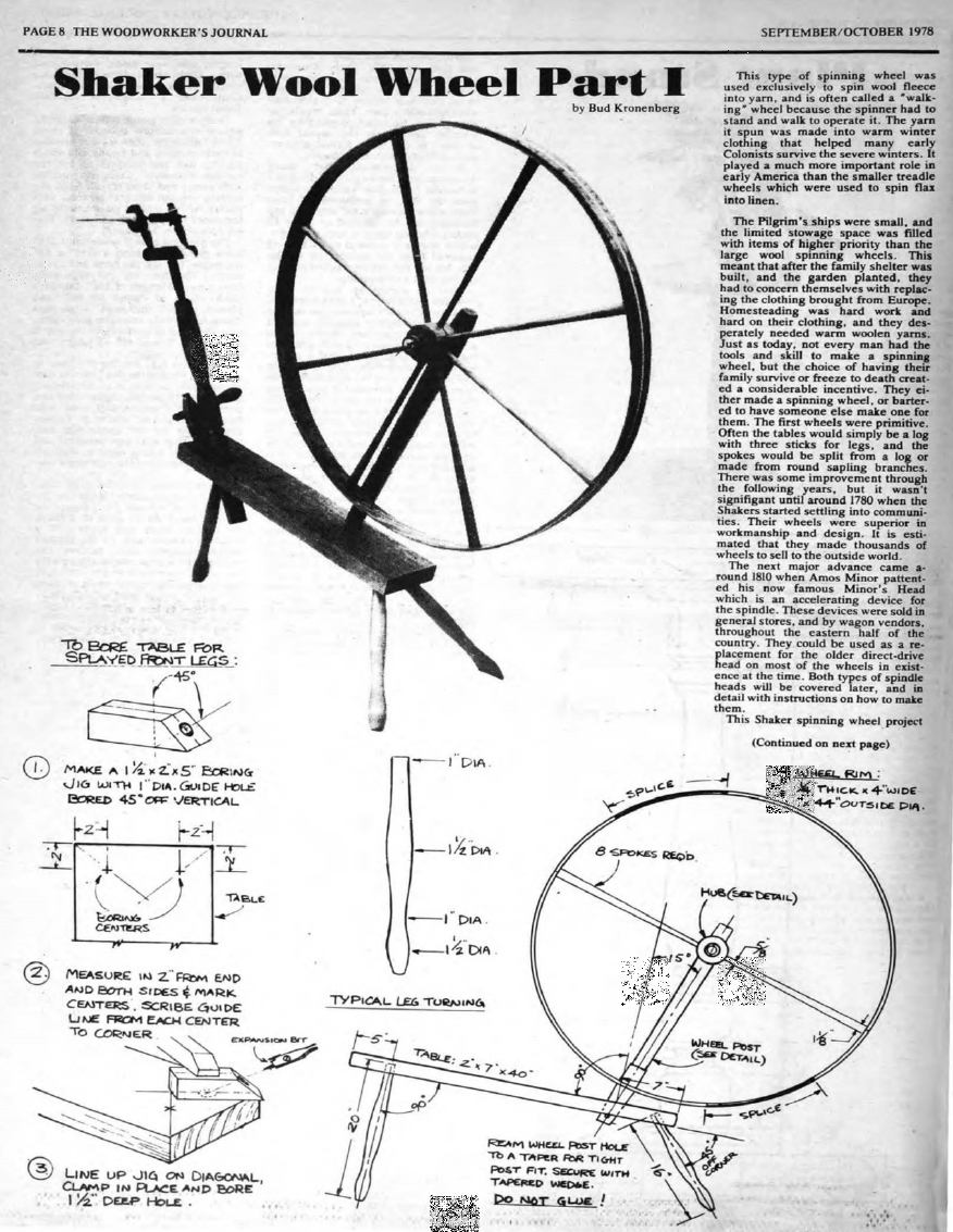 woodworker journal 1978年第5期