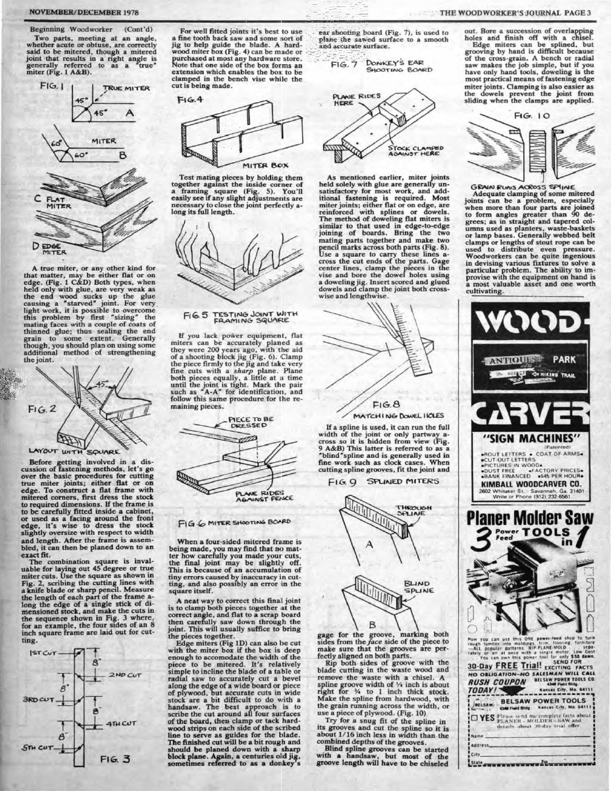 woodworker journal 1978年第6期