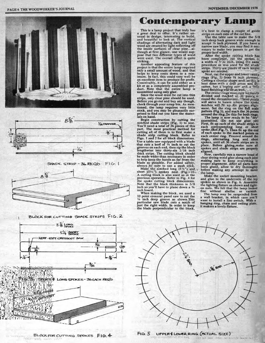 woodworker journal 1978年第6期