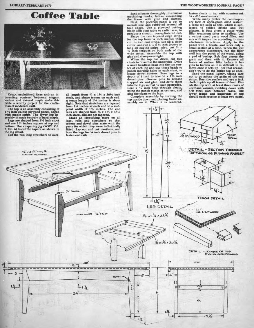 woodworker journal 1979年第1期