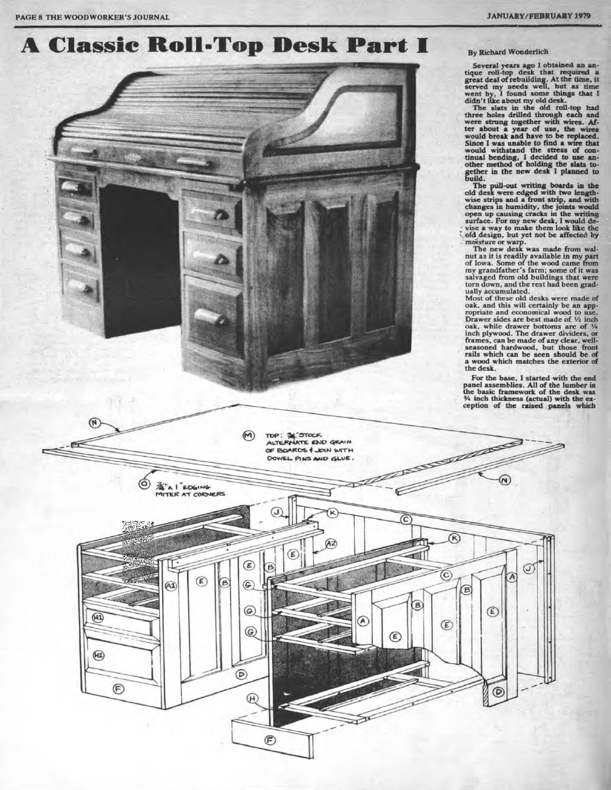 woodworker journal 1979年第1期