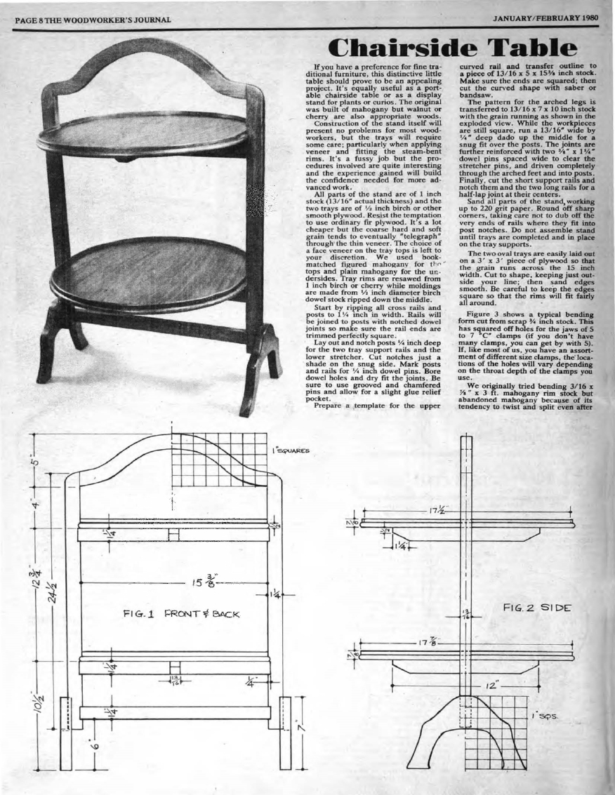 woodworker journal 1980年第1期