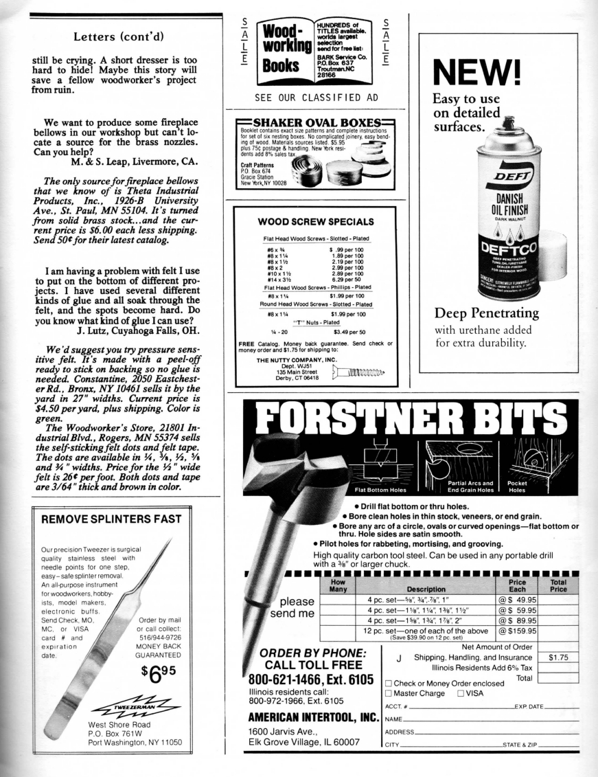 woodworker journal 1981年第3期