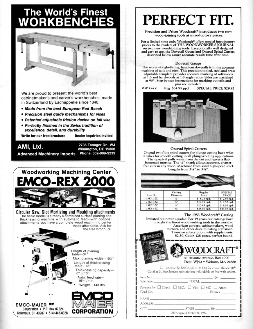 woodworker journal 1982年第5期