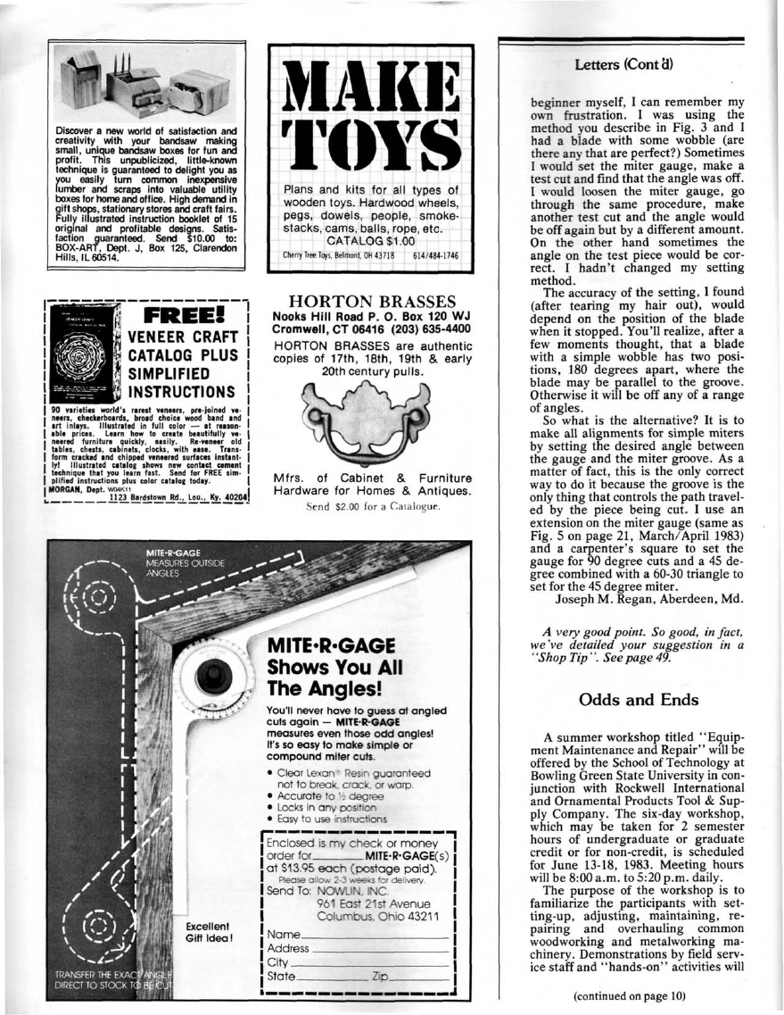 woodworker journal 1983年第3期