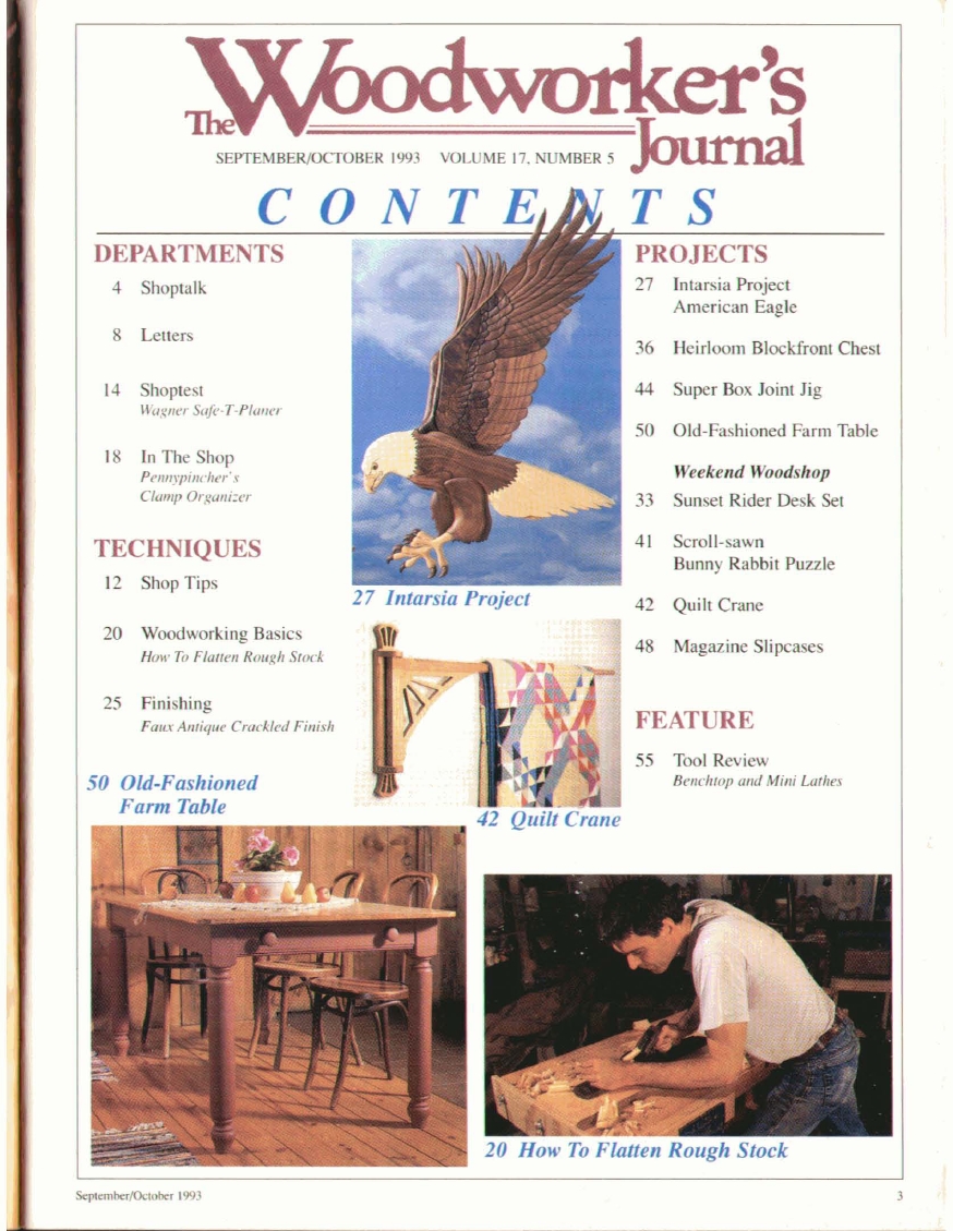 woodworker journal 1993年第5期