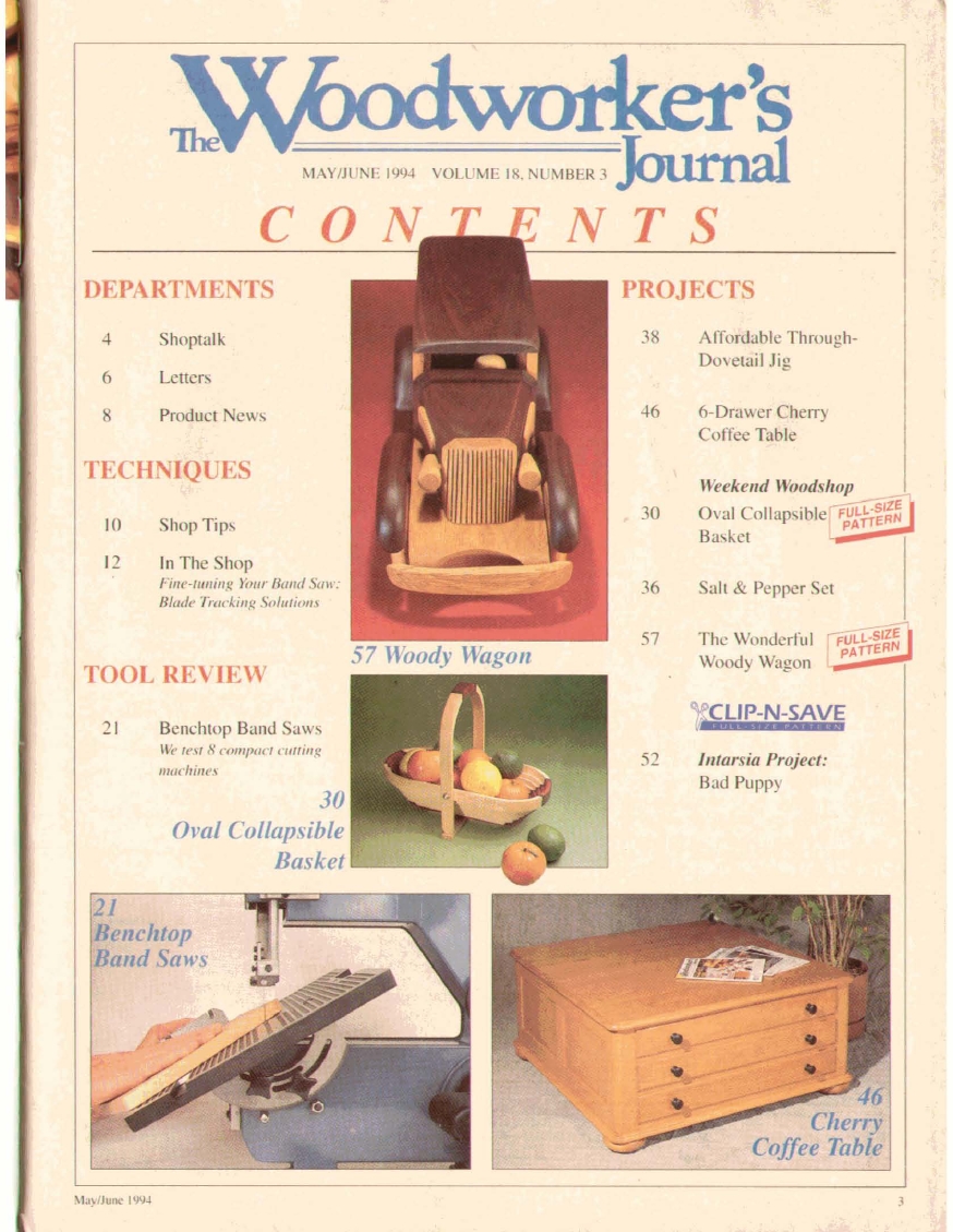 woodworker journal 1994年第3期