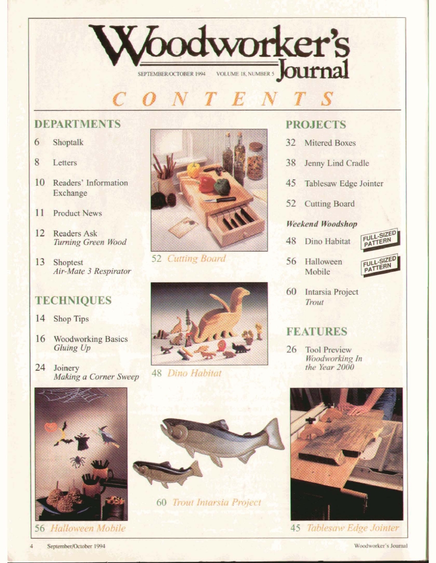 woodworker journal 1994年第5期