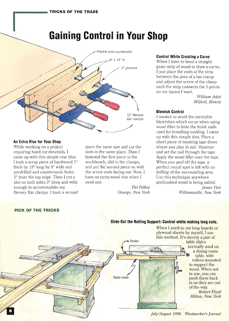 woodworker journal 1998年第4期