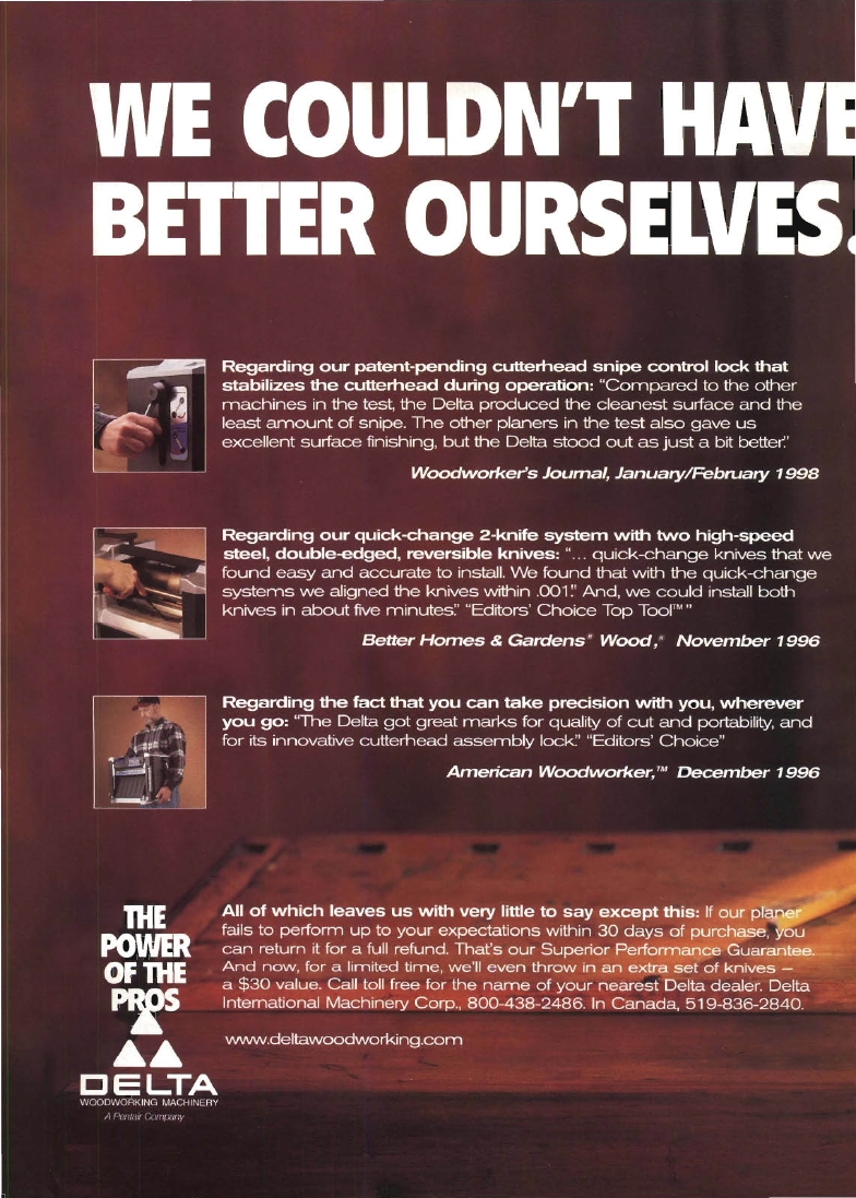 woodworker journal 1998年第6期