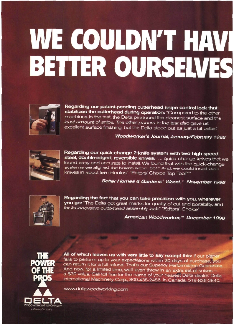 woodworker journal 1999年第1期