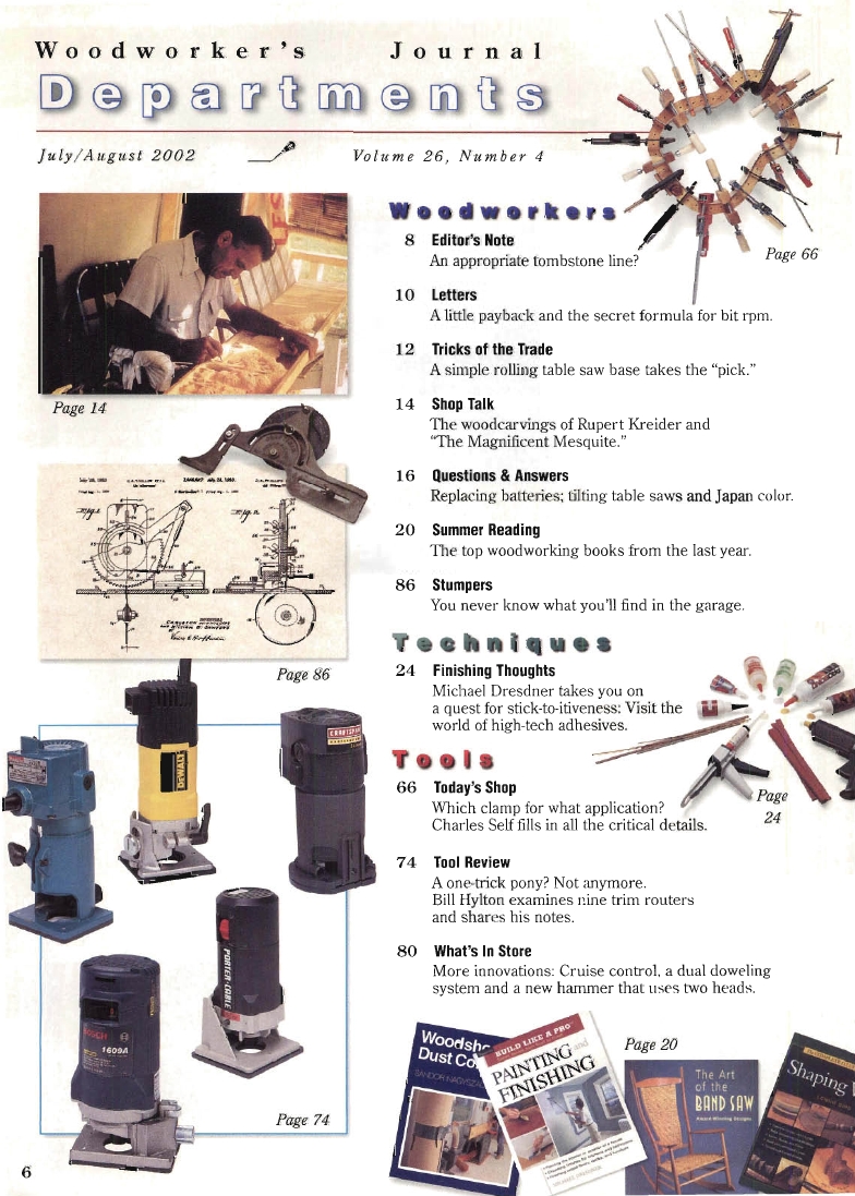 woodworker journal 2002年第4期