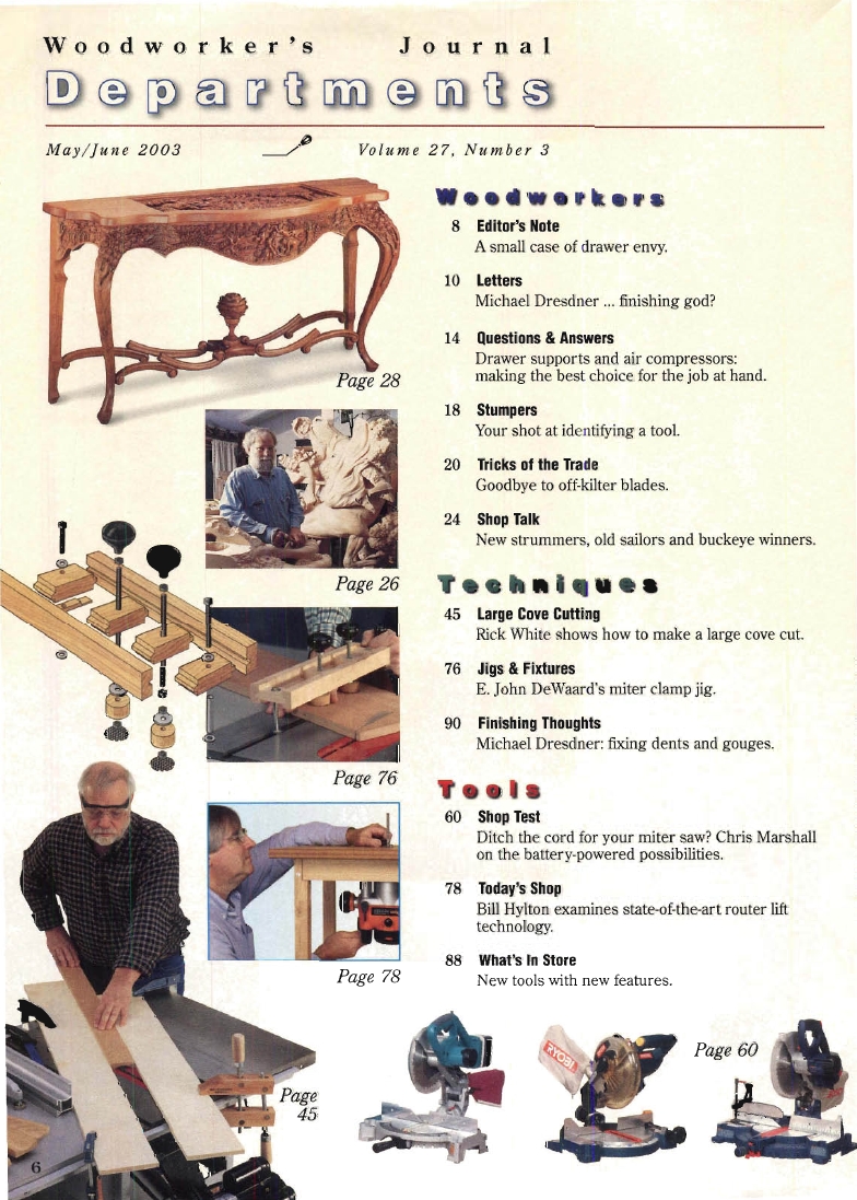 woodworker journal 2003年第3期