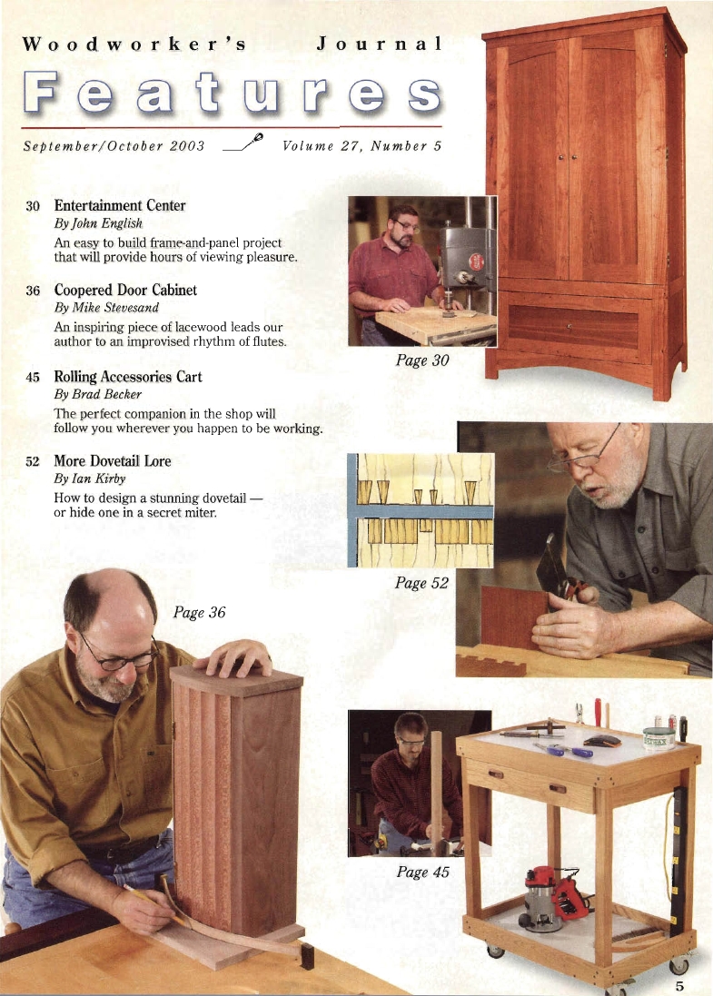 woodworker journal 2003年第5期