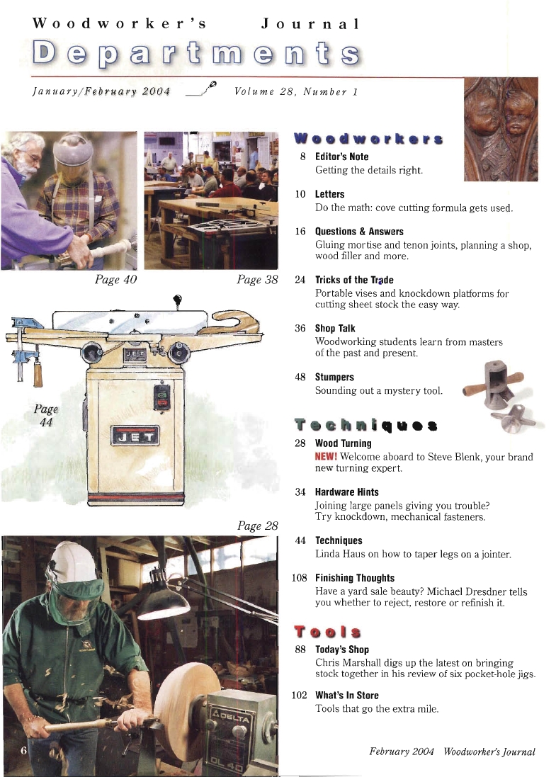 woodworker journal 2004年第1期