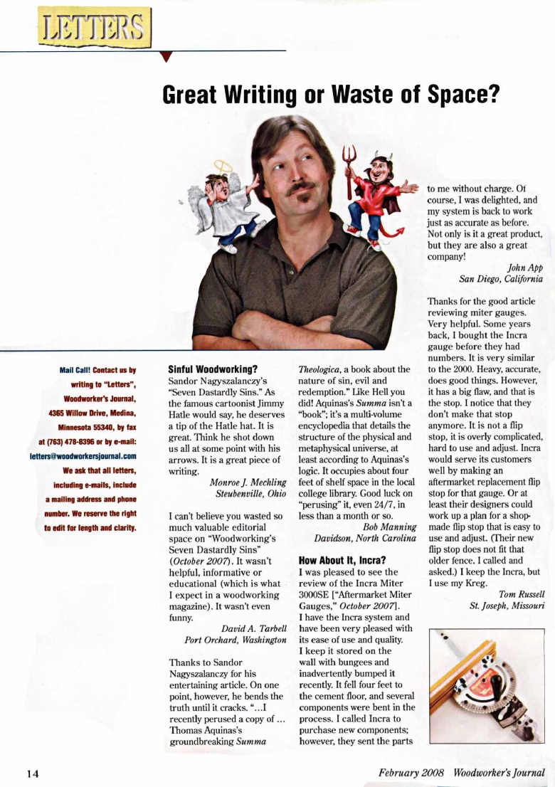woodworker journal 2008年第1期