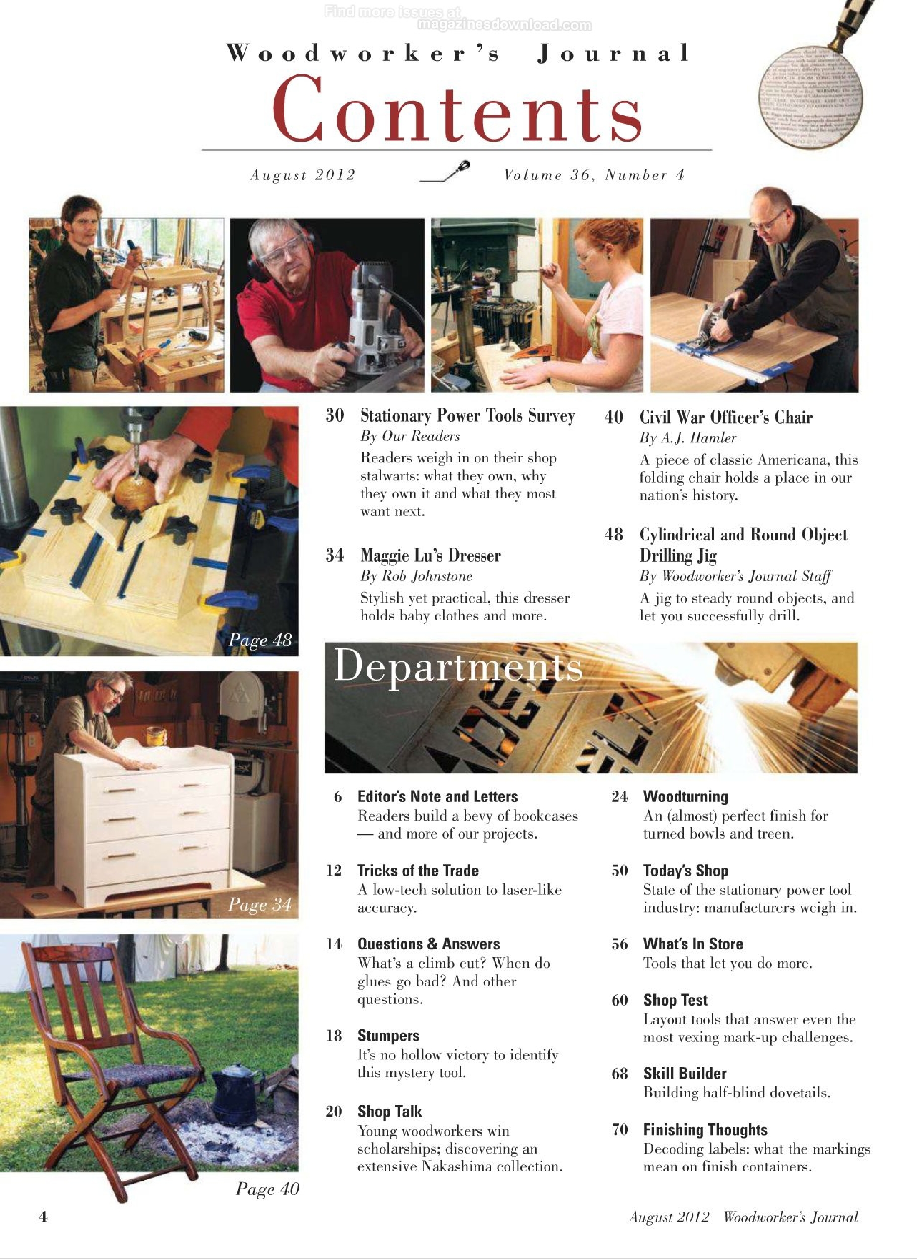 woodworker journal 2012年第4期