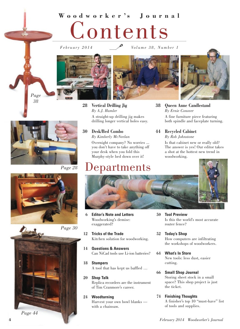 woodworker journal 2014年第1期