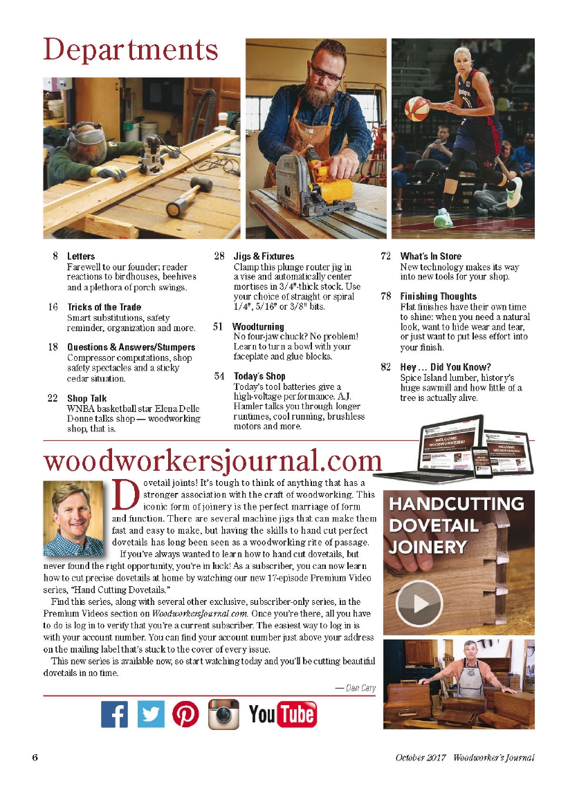 woodworker journal 2017年第5期