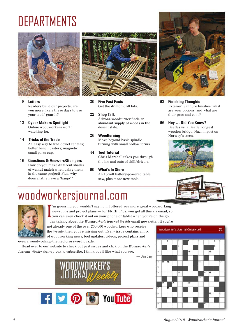 woodworker journal 2018年第4期