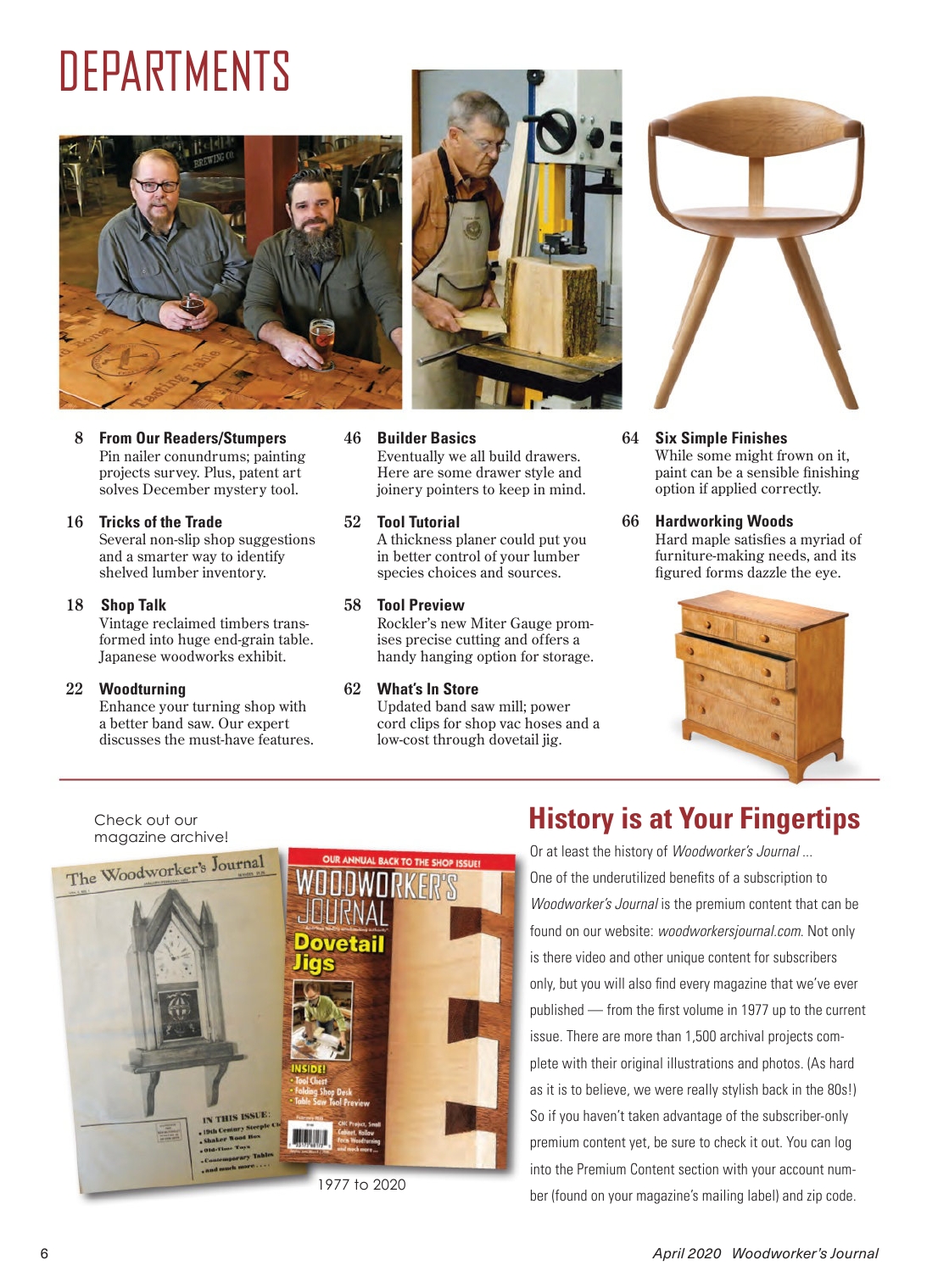 woodworker journal 2020年第2期