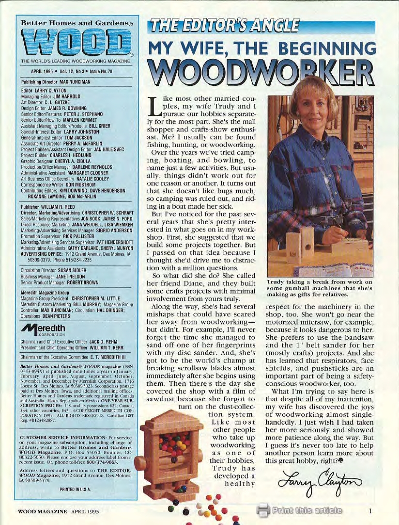 wood magazine第78期