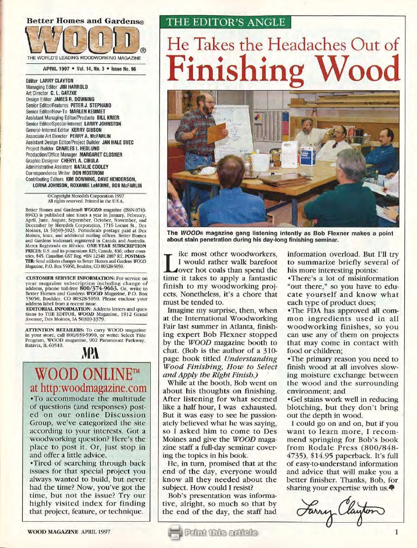 wood magazine第96期