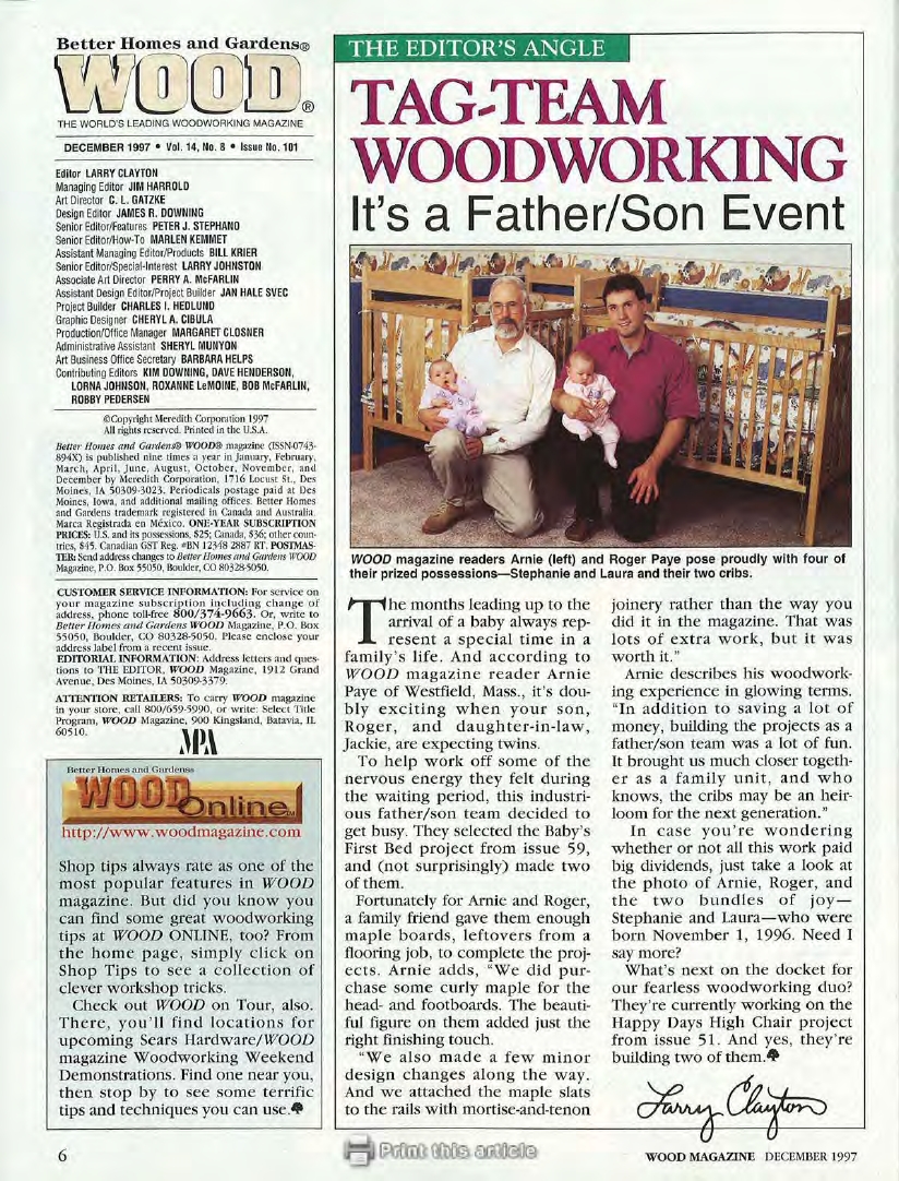 wood magazine第101期