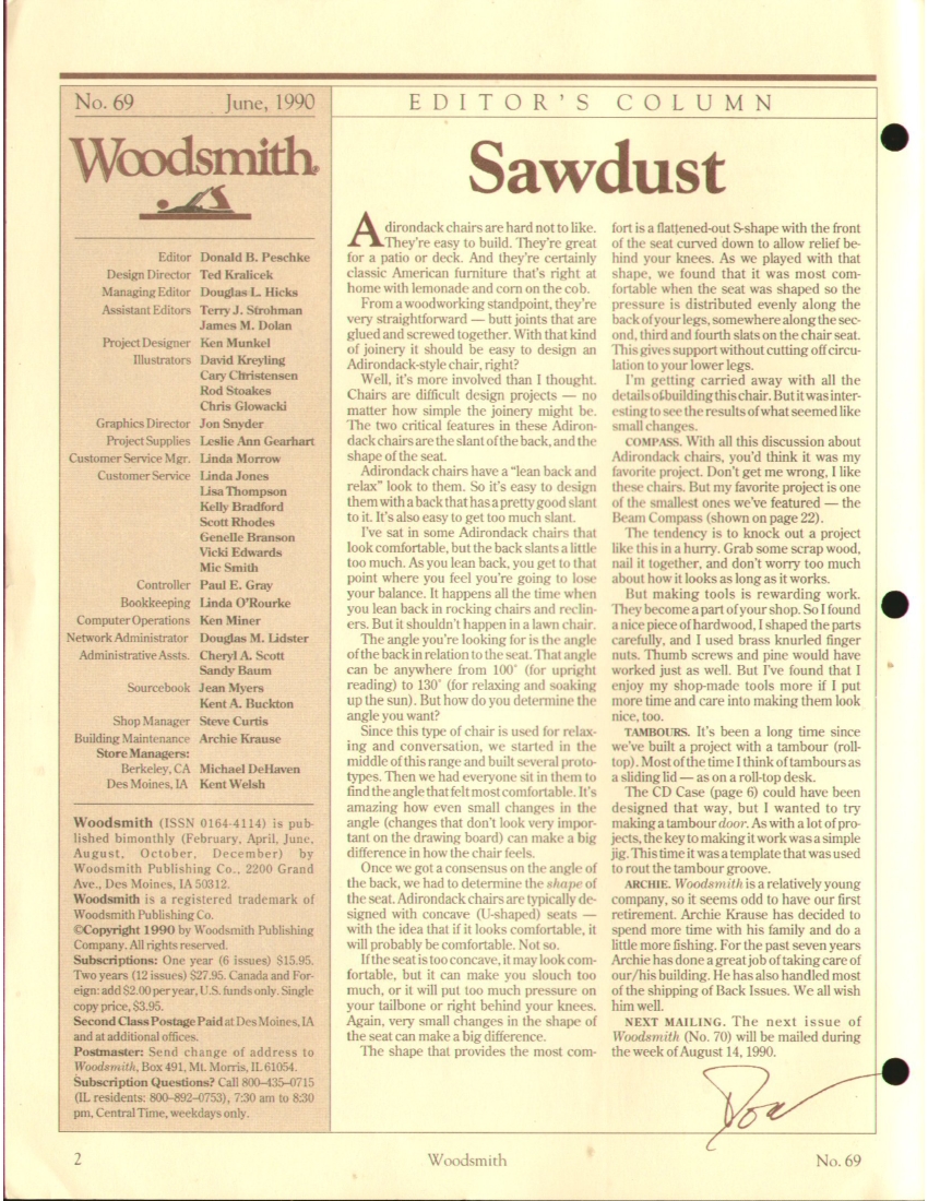 woodsmith第69期