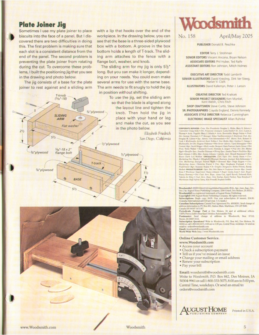 woodsmith第158期